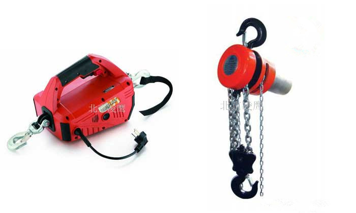 便携式牵引葫芦与电动手动两用葫芦拼图